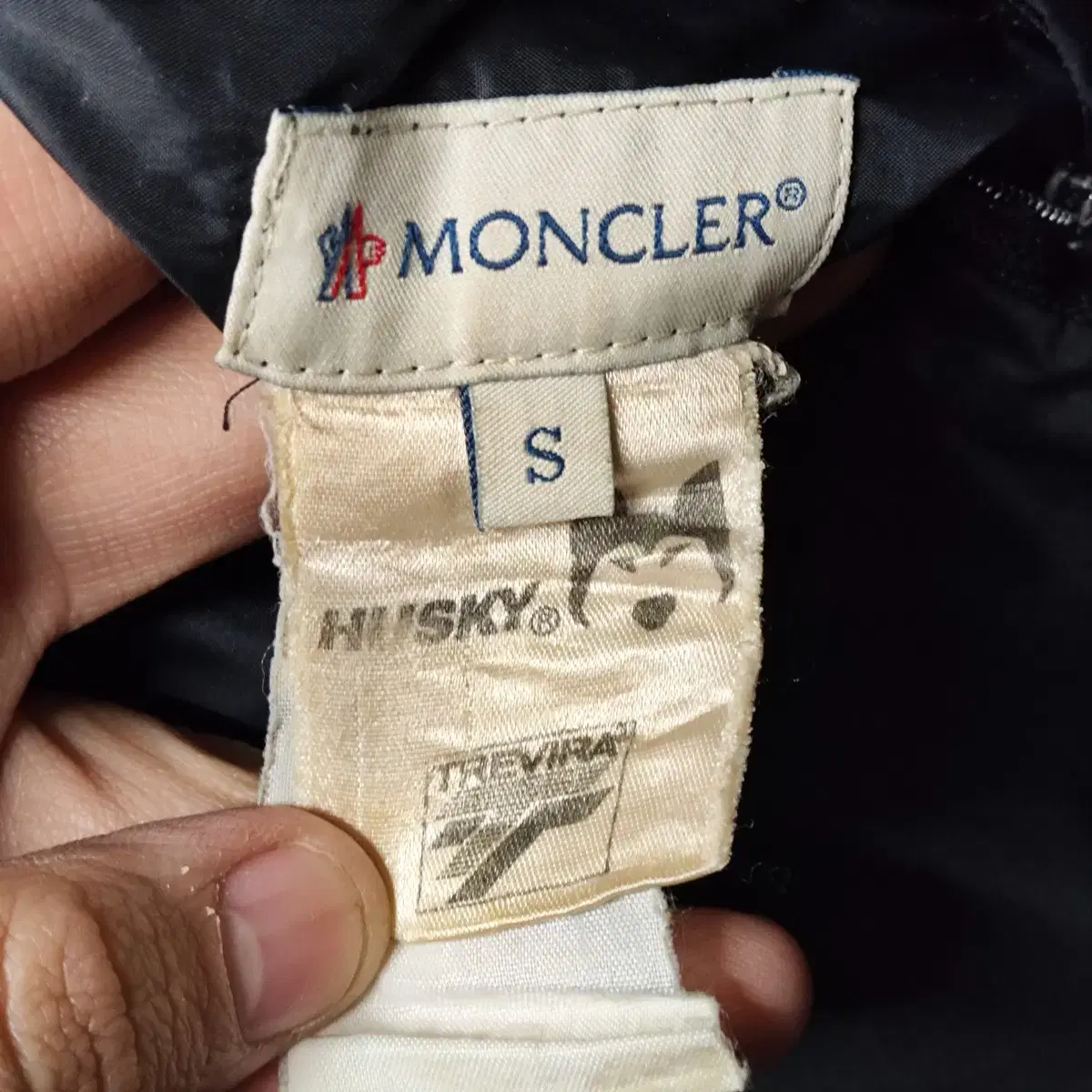 90s MONCLER 허스키 리버시블 나일론 후리스 자켓