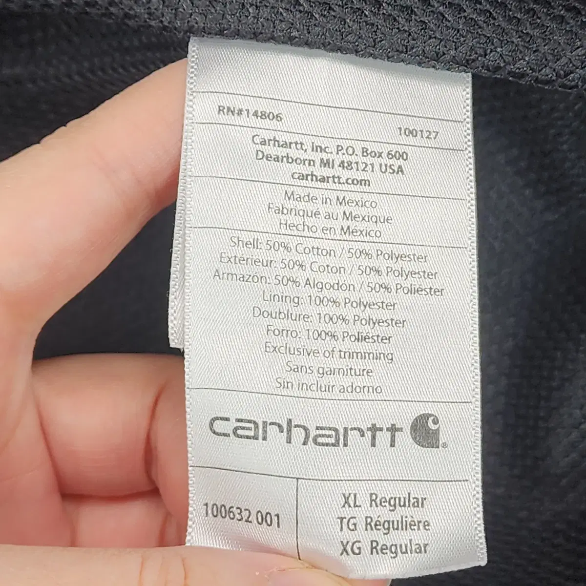 [XL] Carhartt 칼하트 써멀 후드 집업