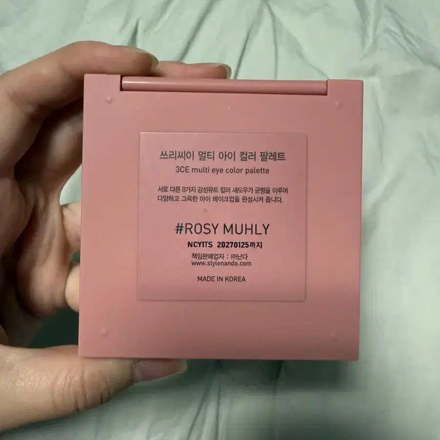 원가 2.9 3CE 멀티 아이 컬러 팔레트 #rosy muhly