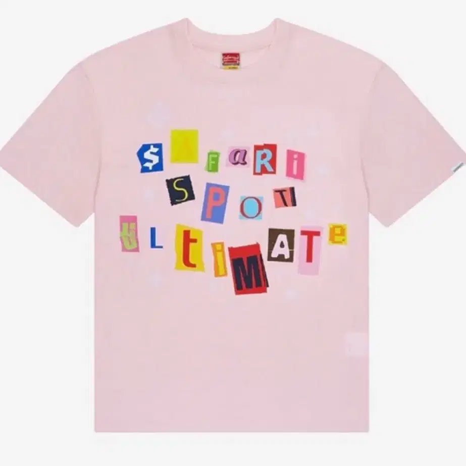 사파리스팟 Safarispot Stickerpack Tee Pink