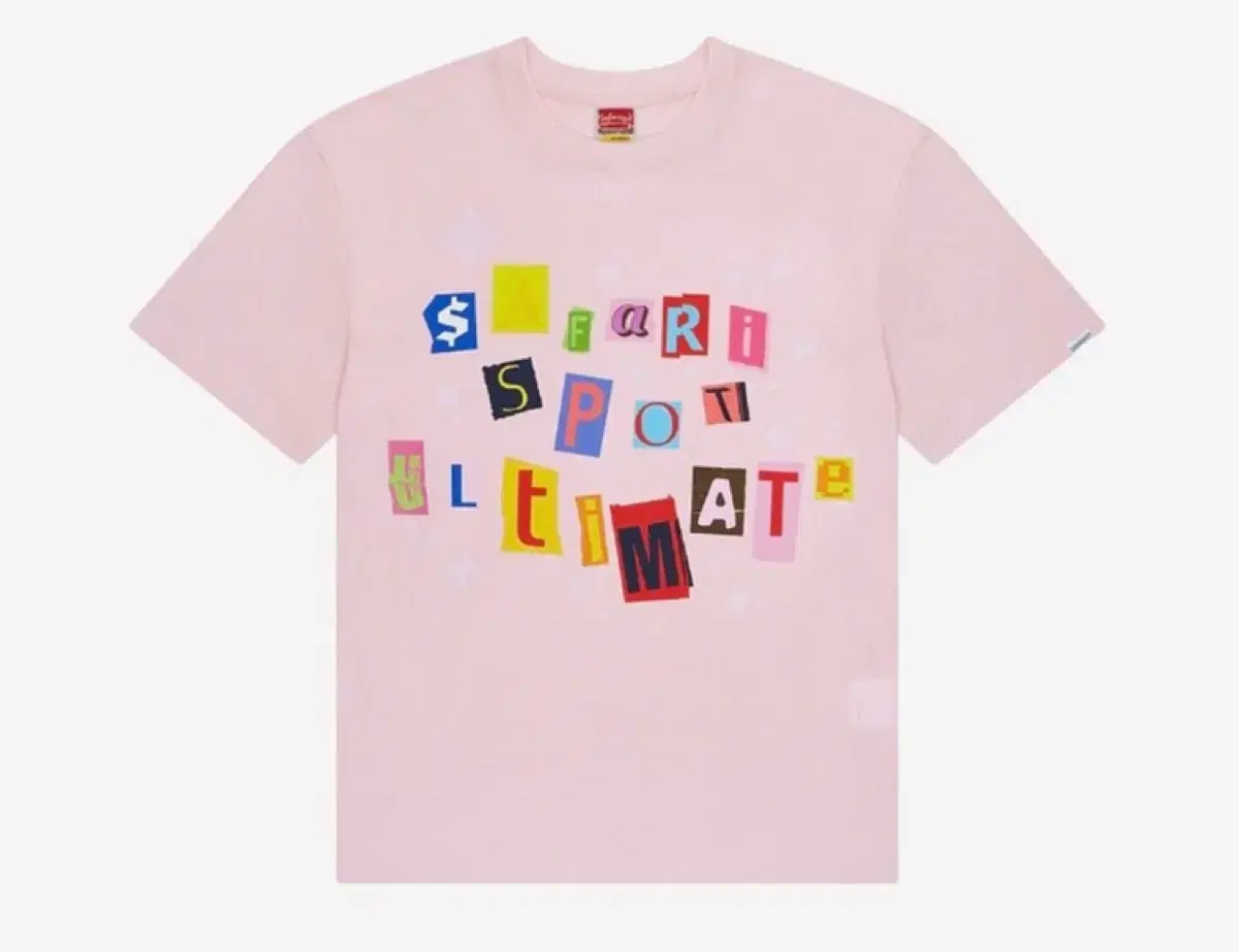 사파리스팟 Safarispot Stickerpack Tee Pink