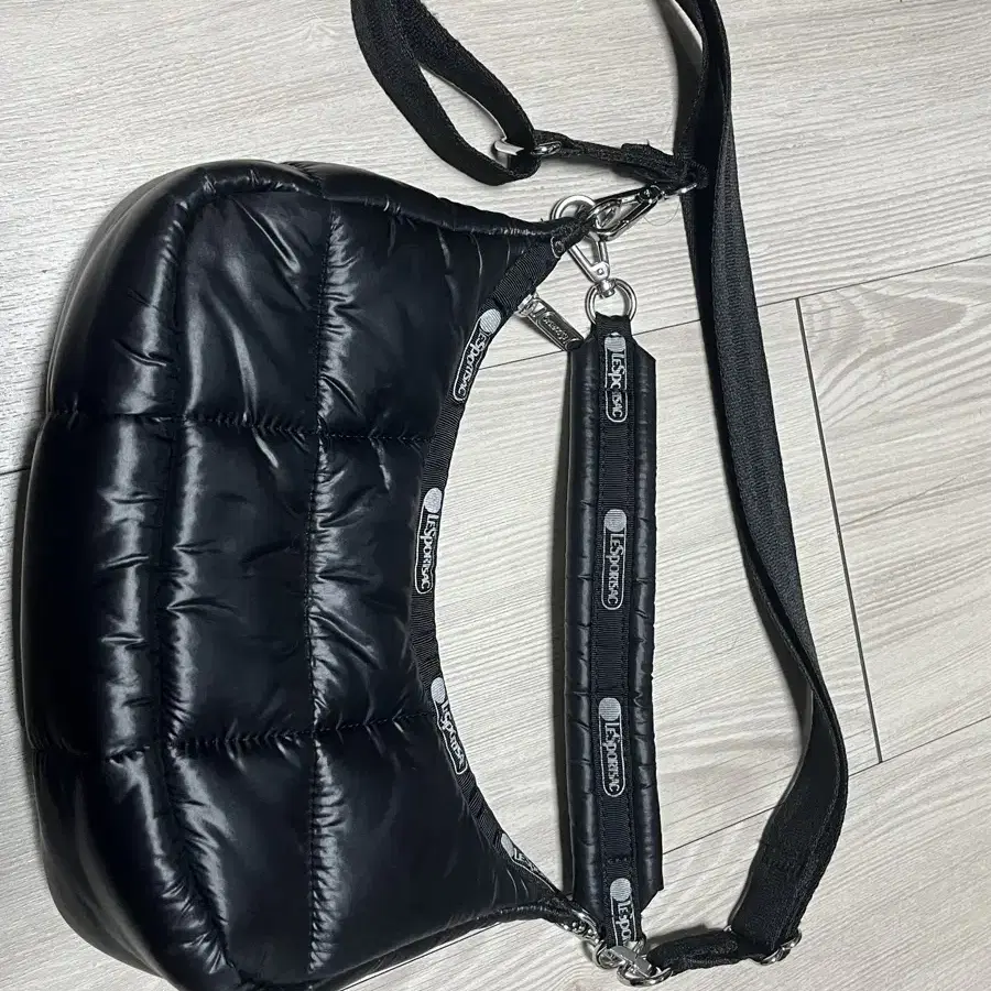 르스포츠삭 LESPORTSAC 블랙 나일론 토트백 미니백사이즈