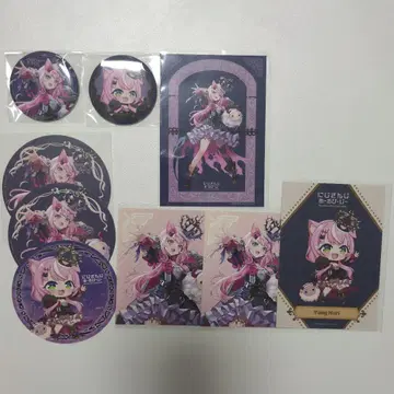 니지산지 애니카페 양나리 캔뱃지 생일 엽서