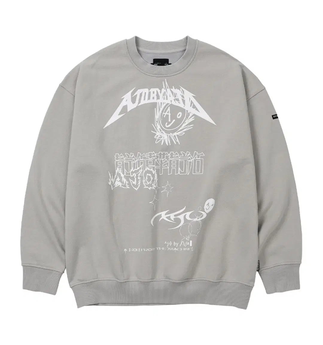 AJOLICA Collage Sweatshirt [GREY]