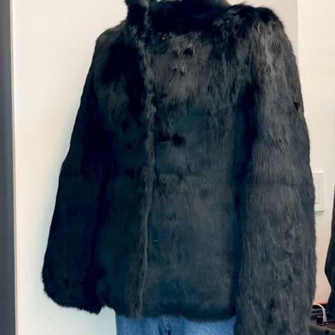 토끼털 모피 퍼자켓 Size S(55) Rabbit Fur Jacket