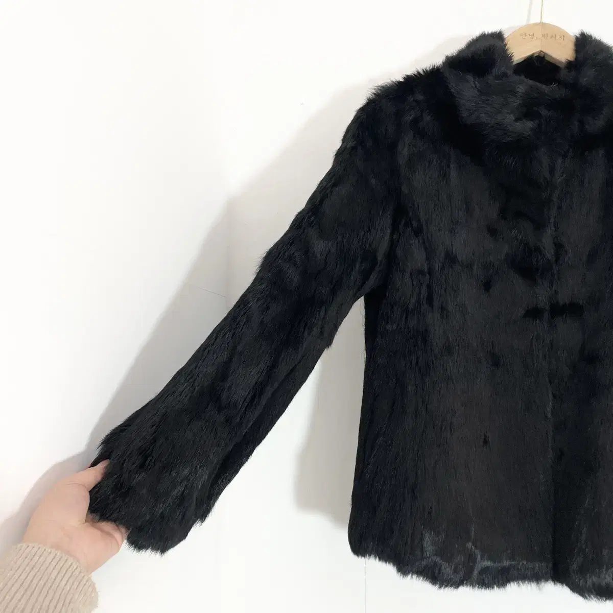 토끼털 모피 퍼자켓 Size S(55) Rabbit Fur Jacket