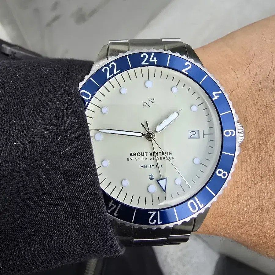 스코브 안데르센 1958 jetun agradeceyki GMT 41mm