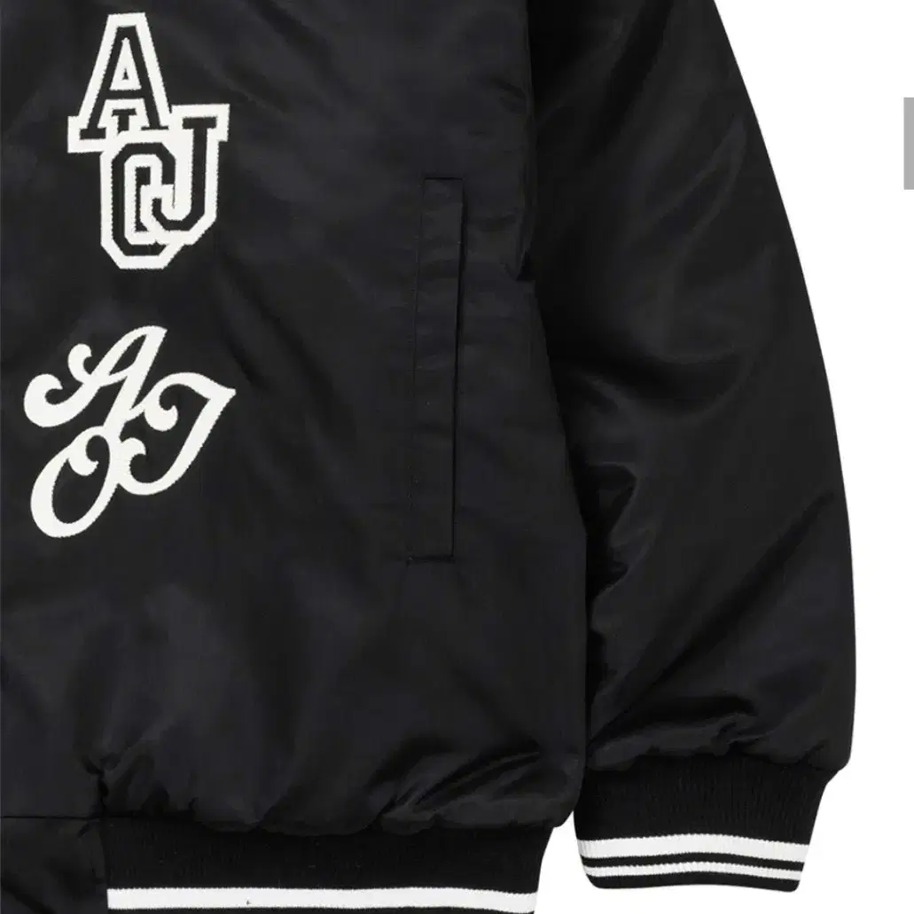 Nylon Baseball Jacket [BLACK]