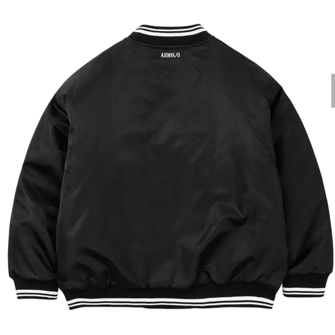 Nylon Baseball Jacket [BLACK]