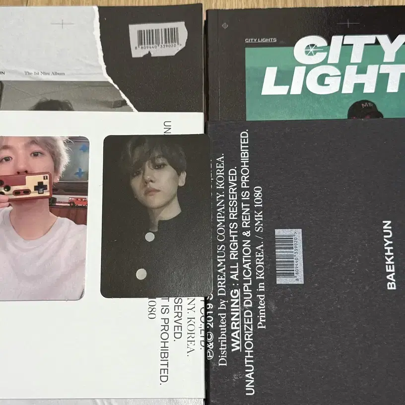 백현 솔로 앨범 City lights 2ver. 개봉앨범 (+포카포함)