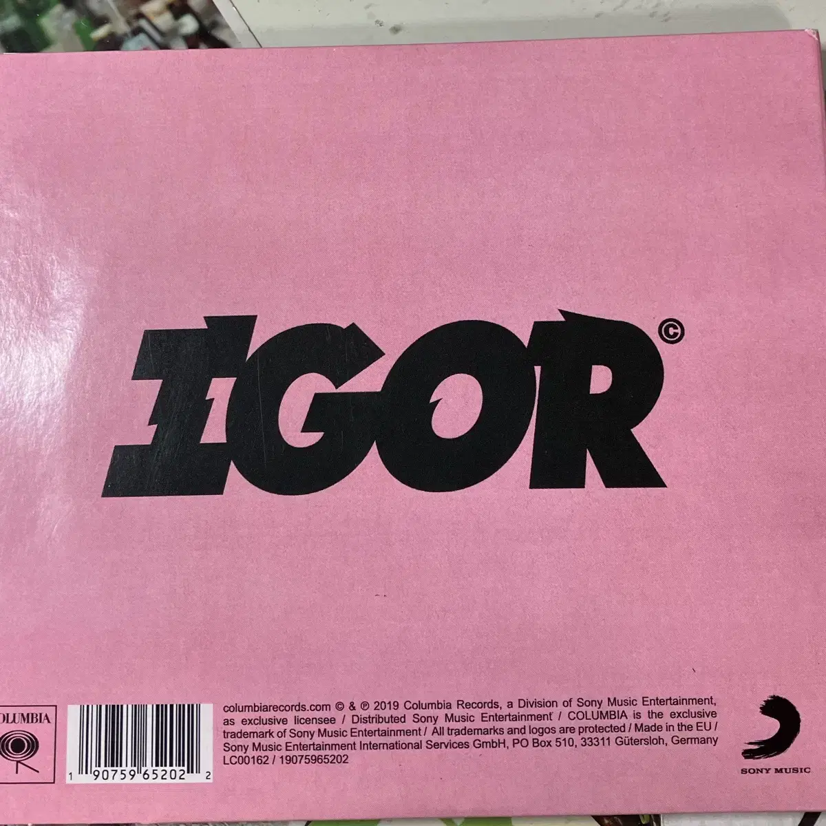 타일러 더 크리에이터 IGOR cd