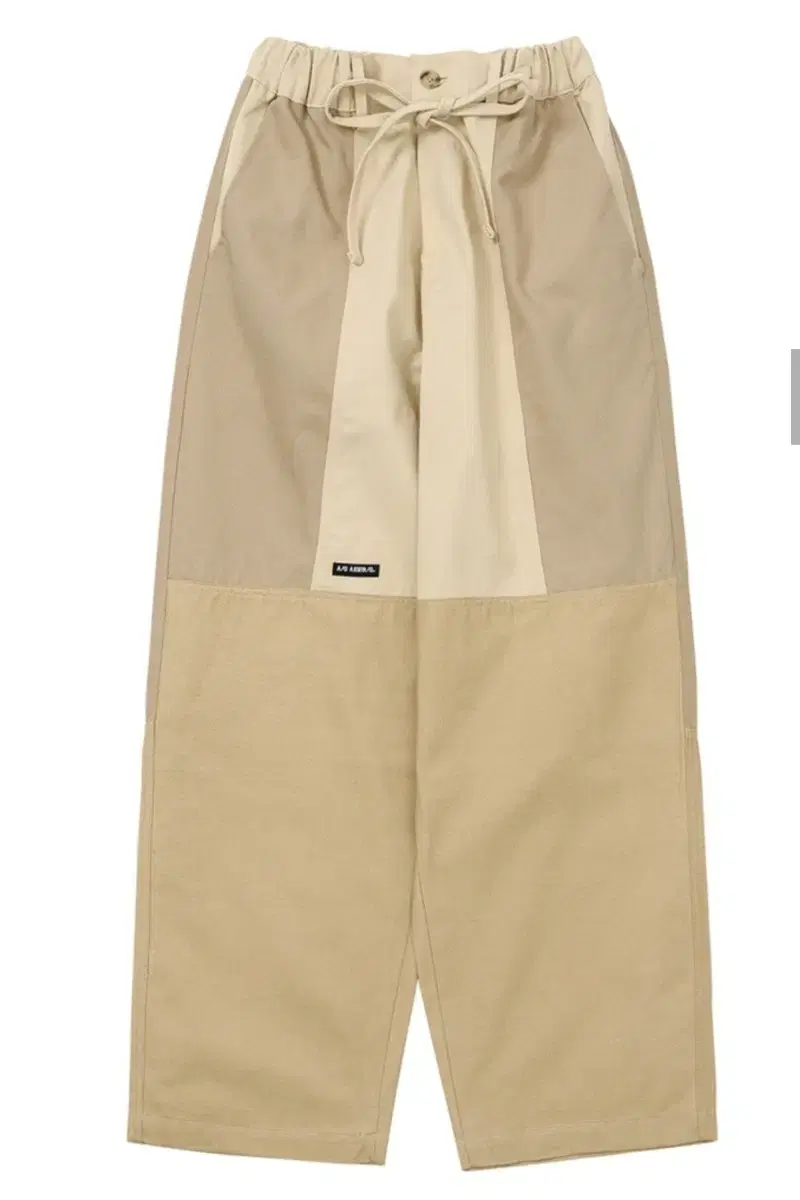 Tri Mixed Cotton Pants [BEIGE]