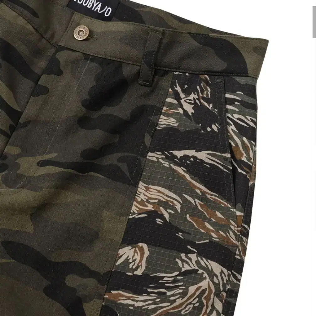 Camouflage Mixed Pants [KHAKI]