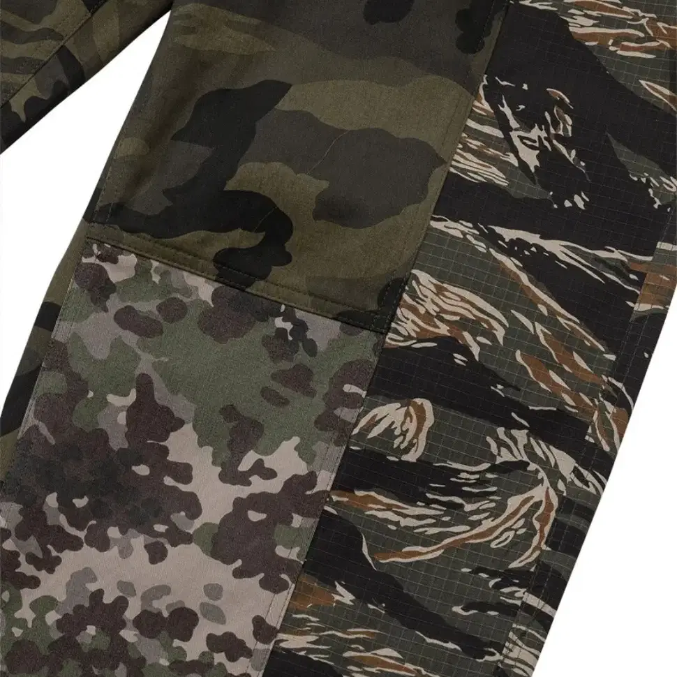 Camouflage Mixed Pants [KHAKI]