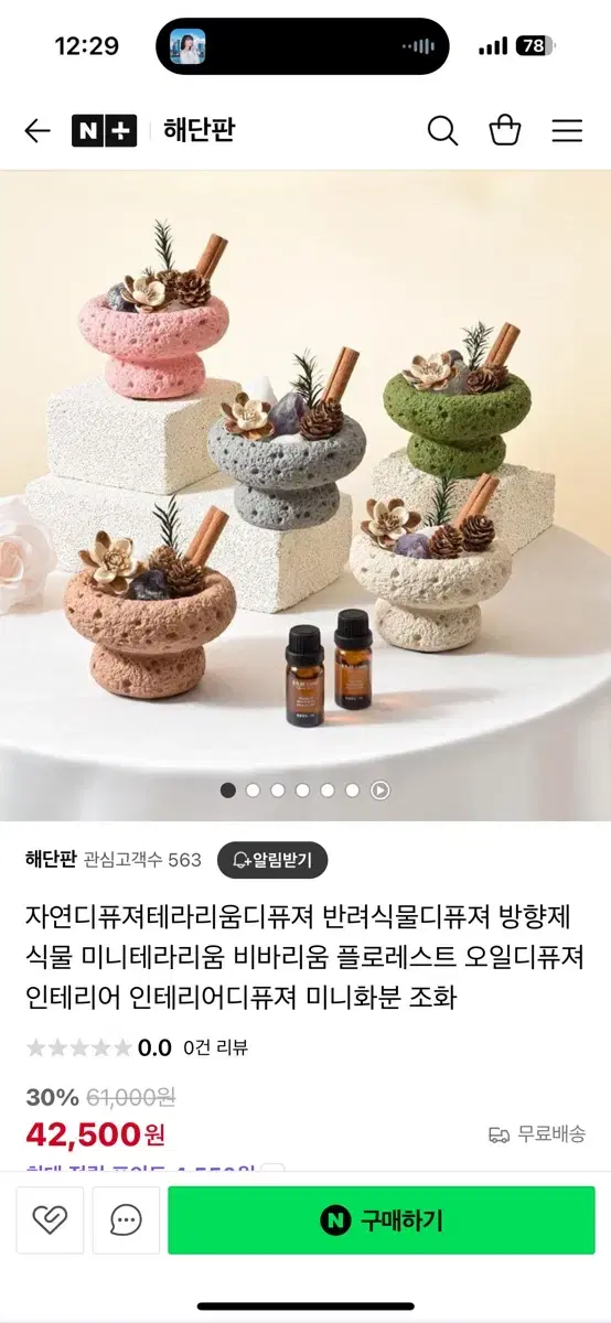 디퓨저 테라리움 방향제