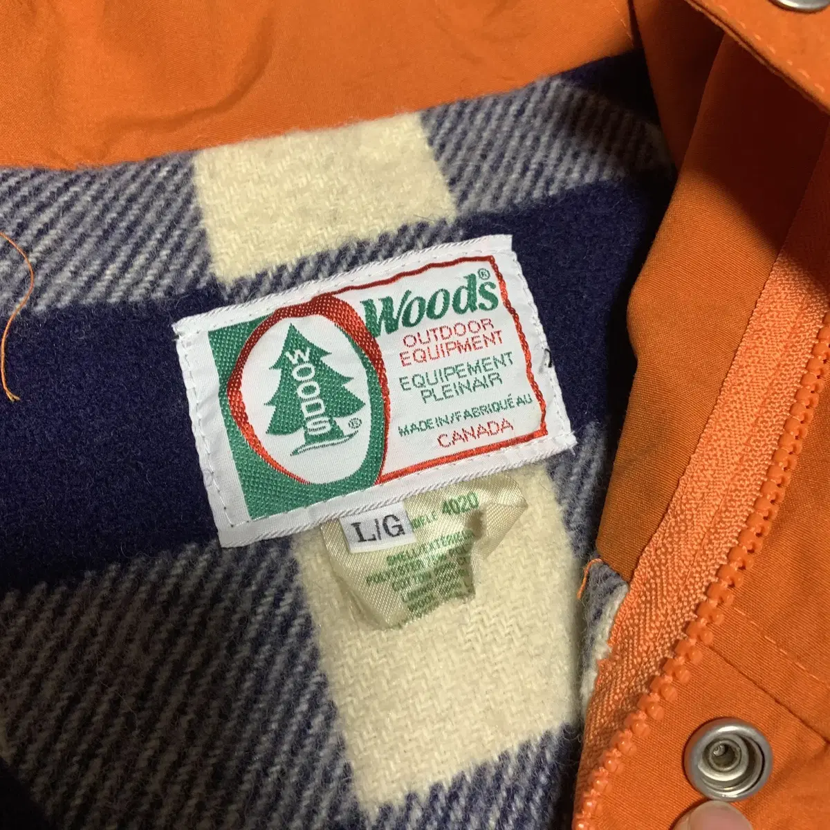 L) Woods canada 우즈 빈티지 아웃도어 사파리 자켓