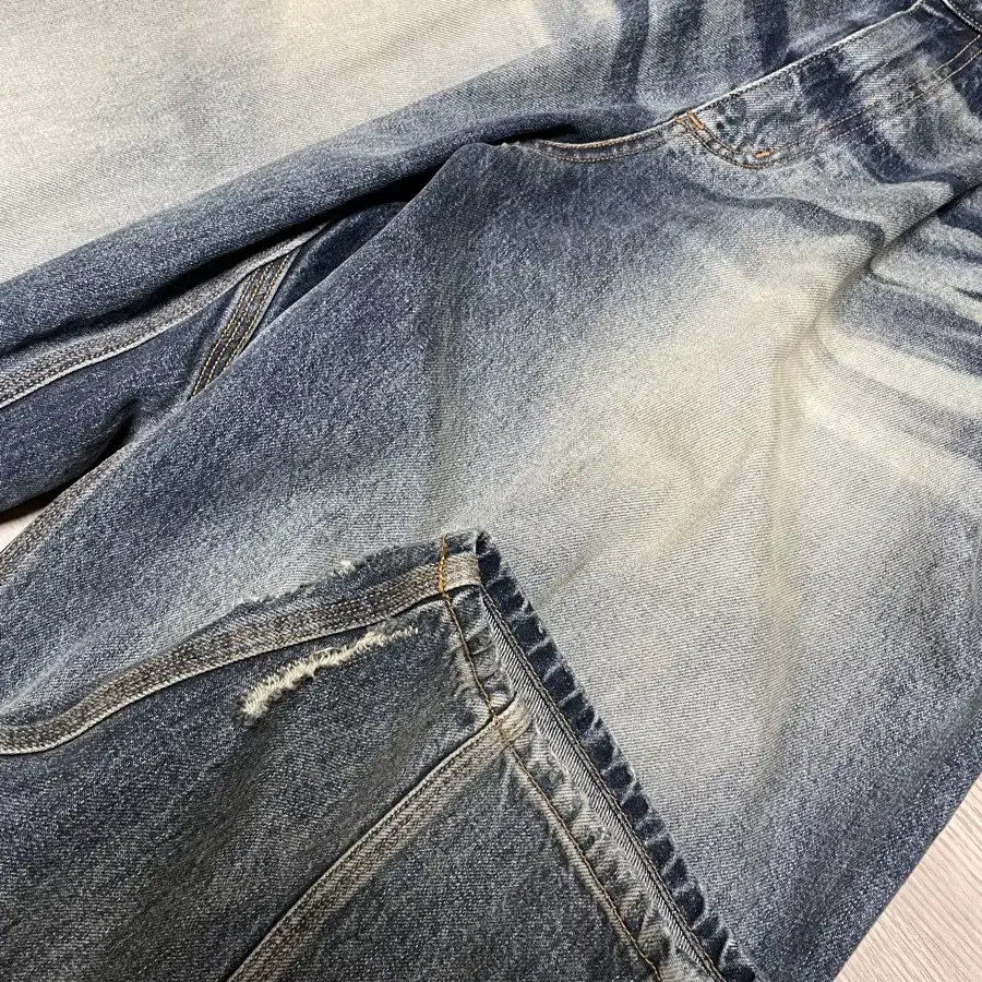 (시착 1회) 노운 bias tapered denim pants 1사이즈