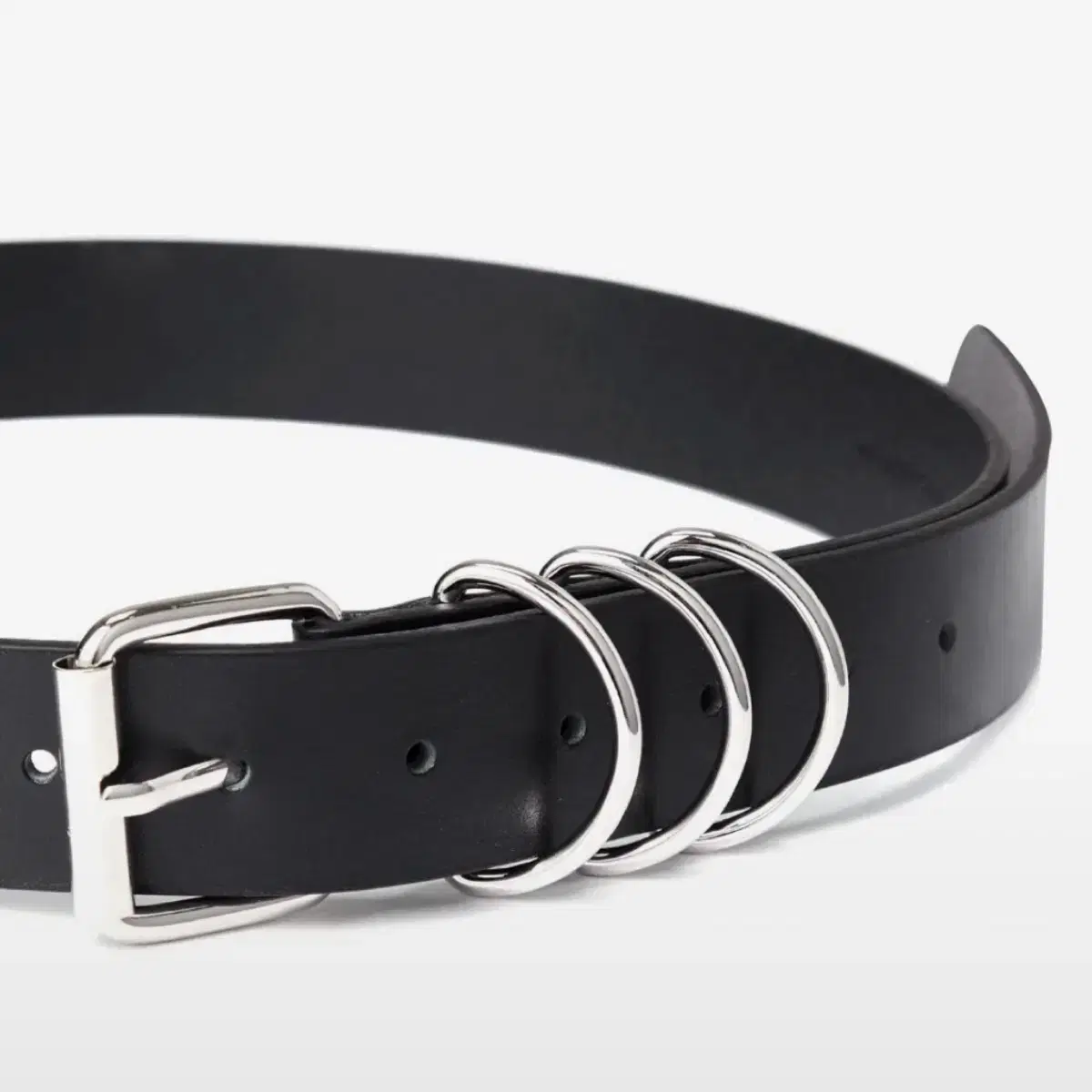 엘씨디씨티엠 SQUARE BUCKLE LEATHER BELT