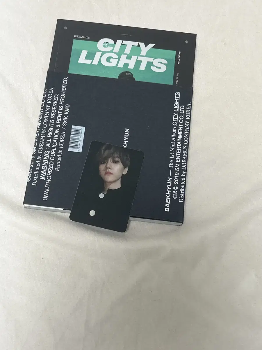 백현 앨범 1집 city lights night.ver 풀세트 포카포함