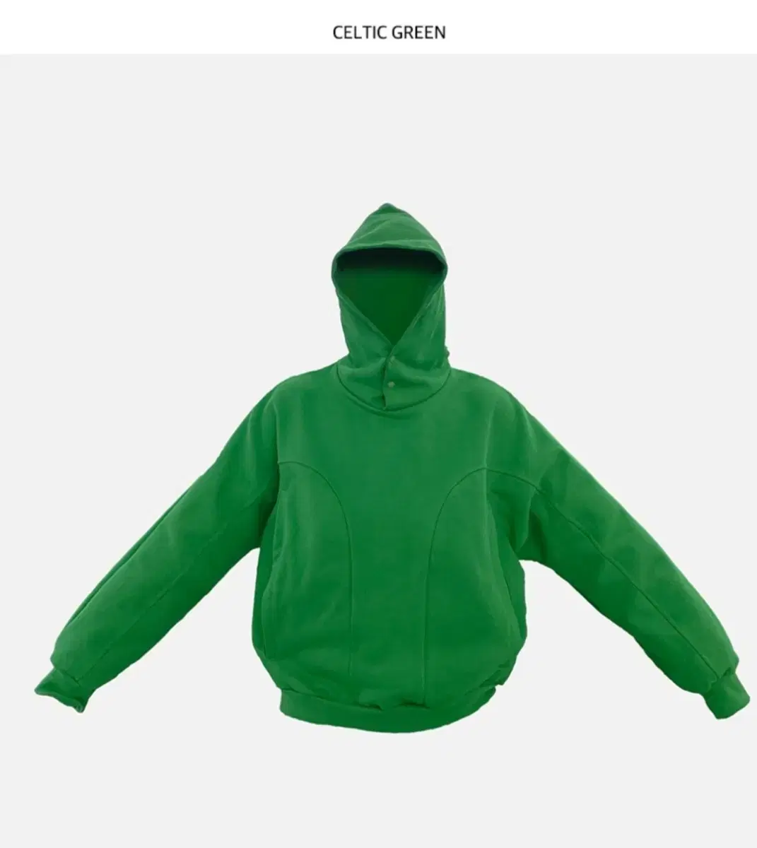 GEOMETRY HOODIE[CELTIC GREEN]