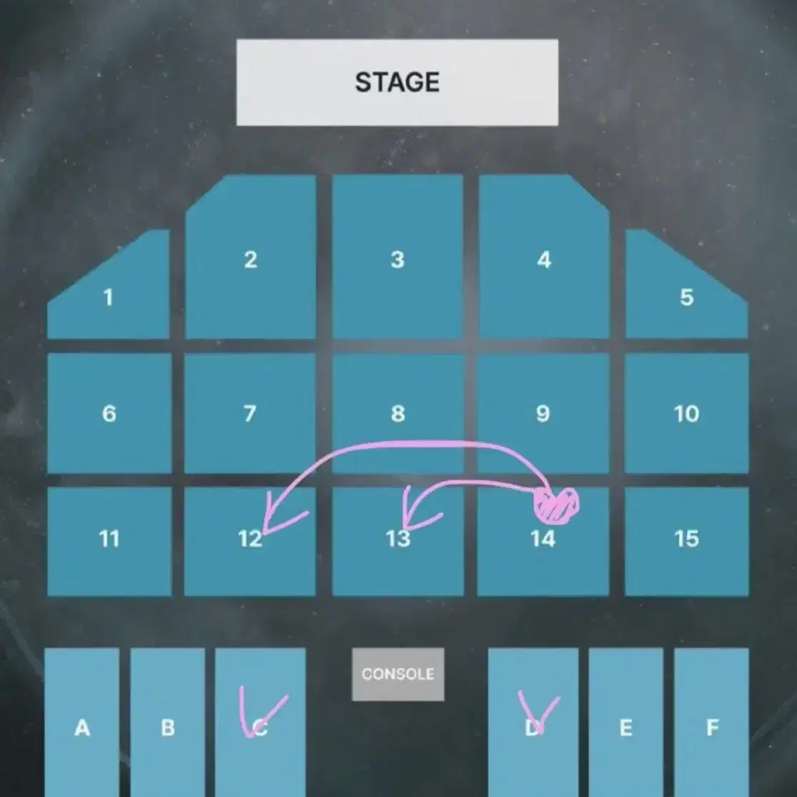 데이식스 부산톤 막콘 14->C,D