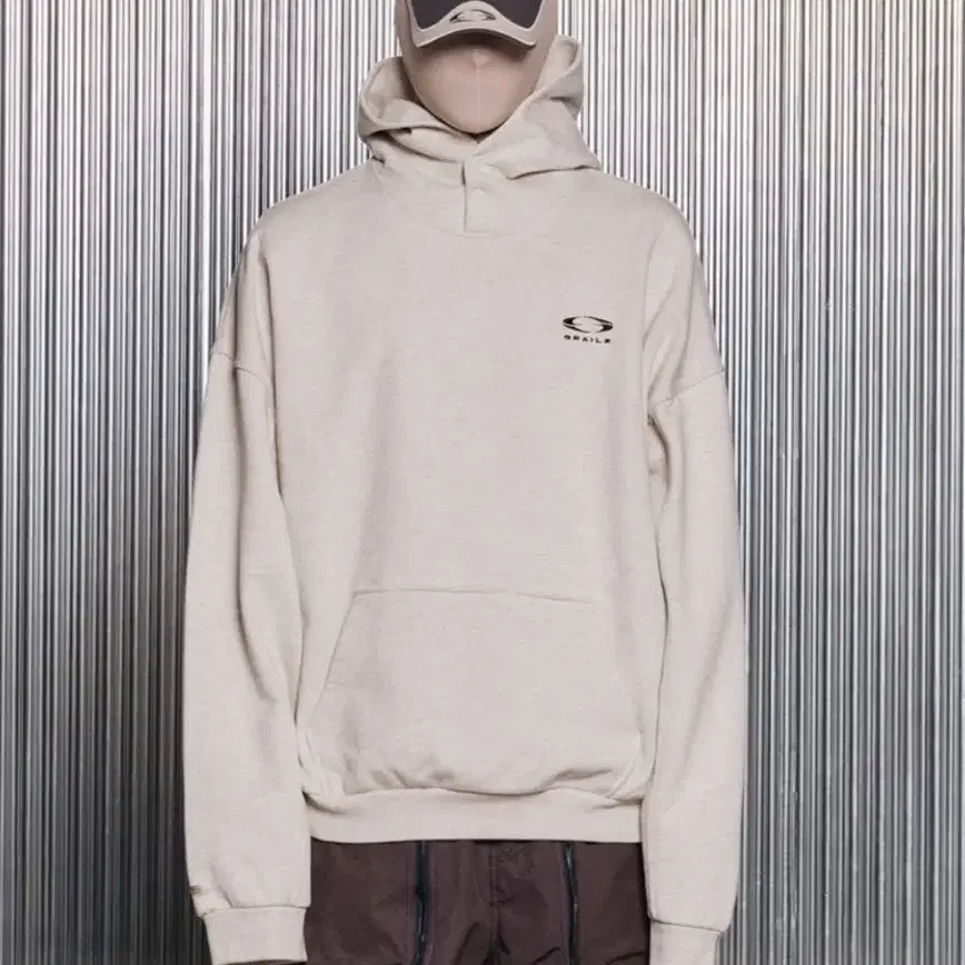 ESSENTIAL OVERSIZED HOODIE [OATMEAL]