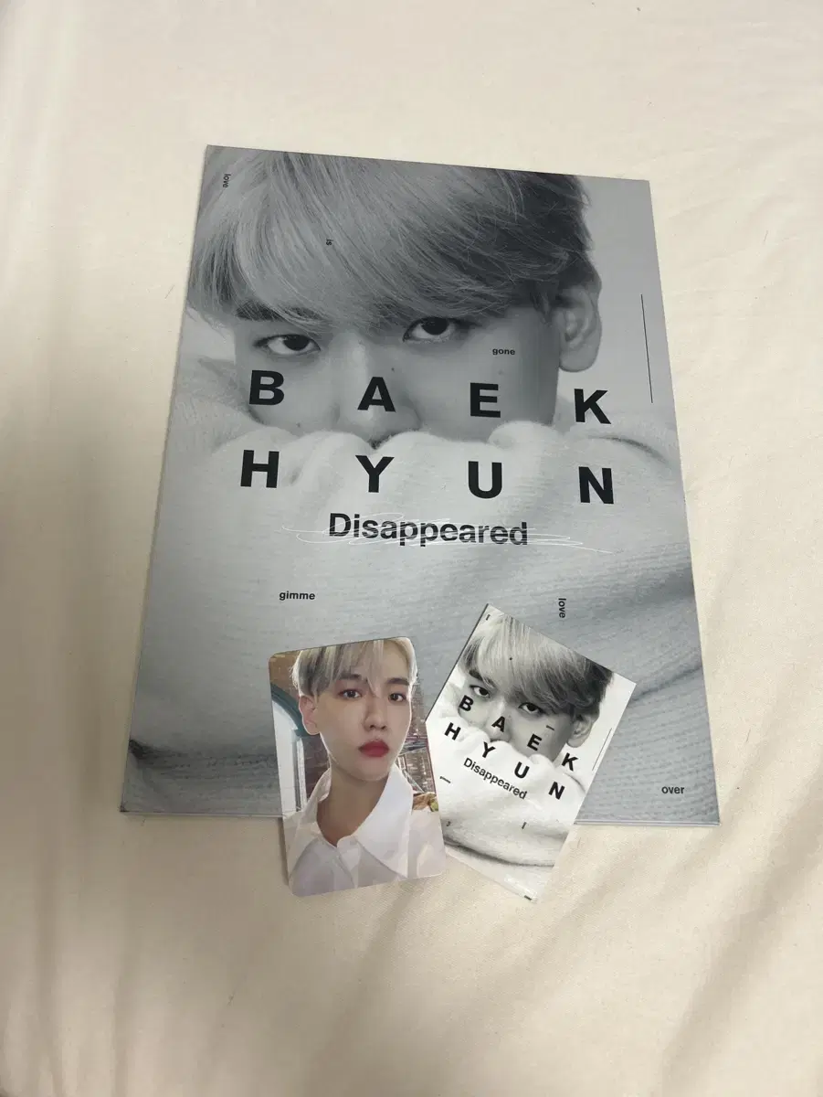 백현 일본 앨범 disappeared.ver 한정판 포카포함