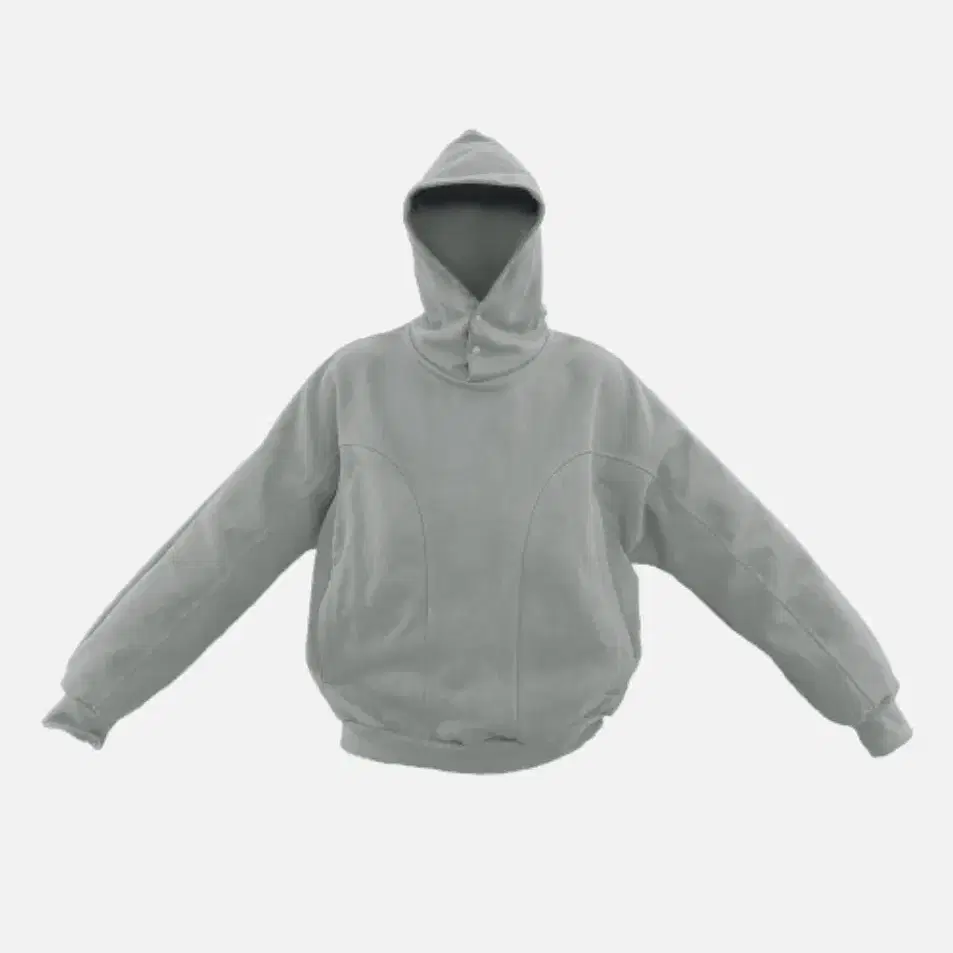 Grailz Geometry Hoodie Ash Sage