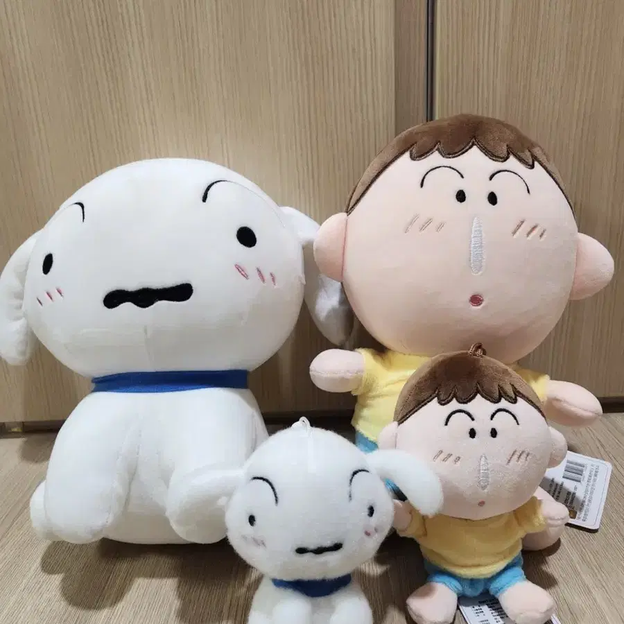 맹구 흰둥이 인형 세트 4개 일괄