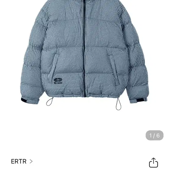 ERRATOR Puffer Jacket (Blue Check)