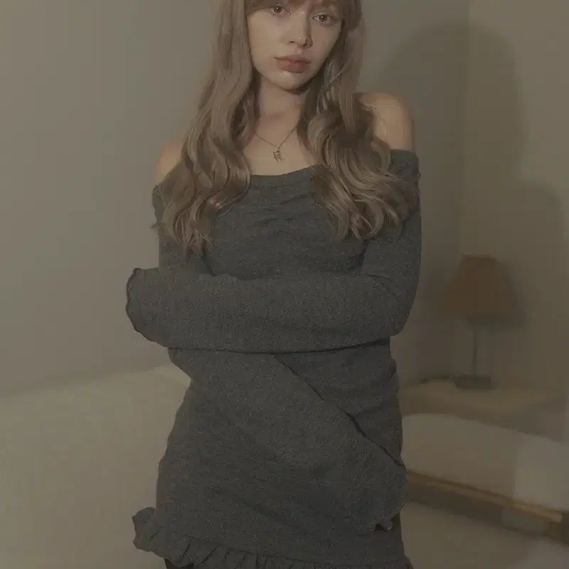 벨리아르 센디아 드레스 sendia dress dark grey