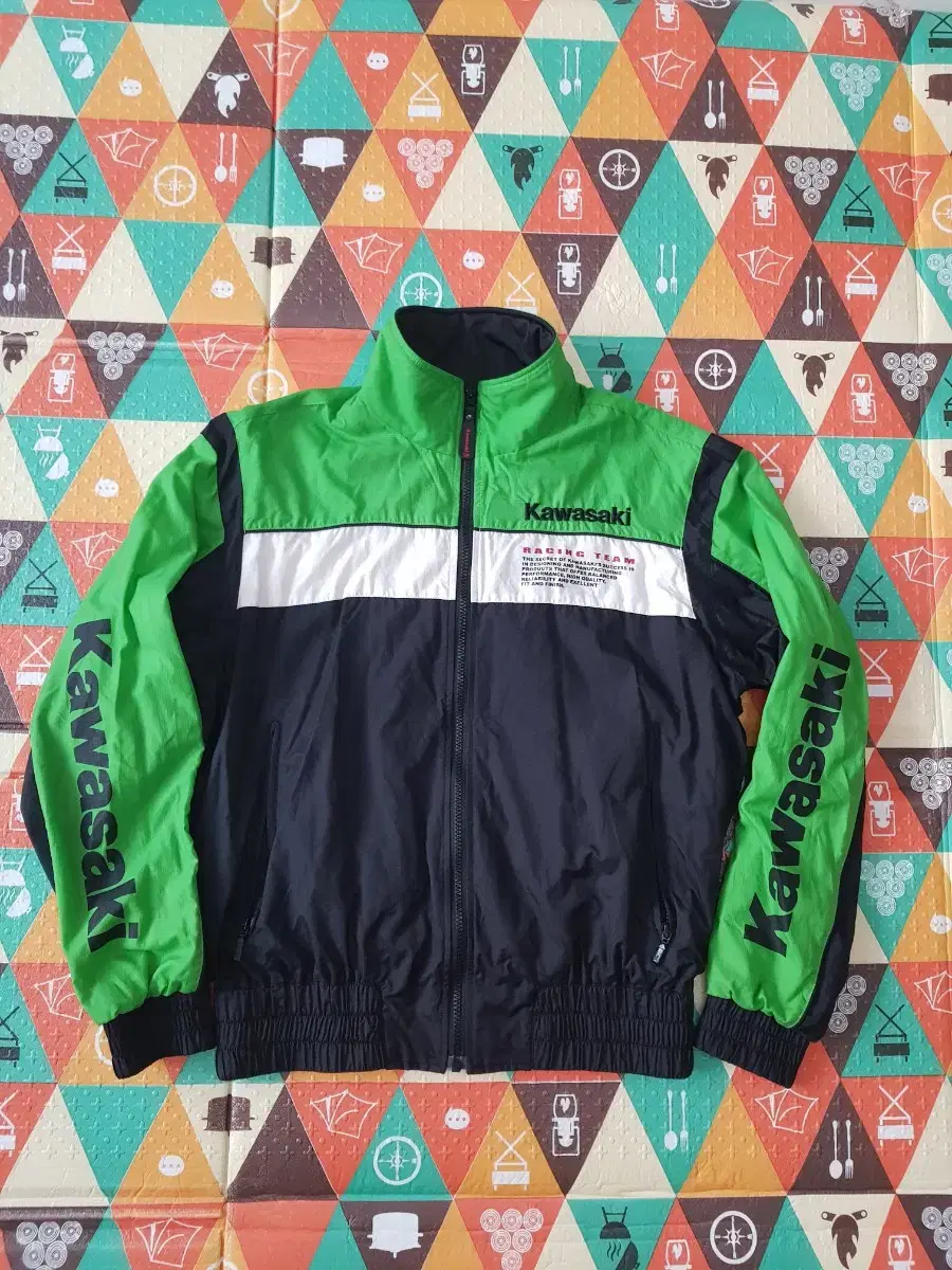 Kawasaki Jacket Windbreaker Zip-up Jumper 95-100