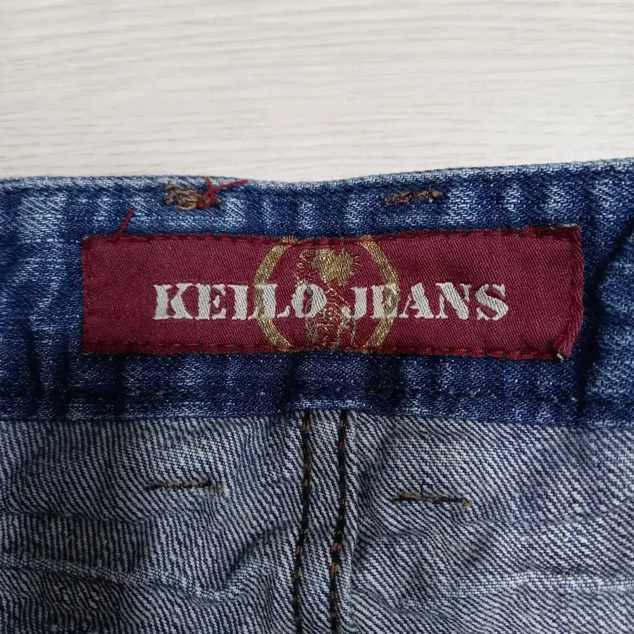 32 KELLO JEANS Kor 워싱아트 데미지워싱 일자진 32-83