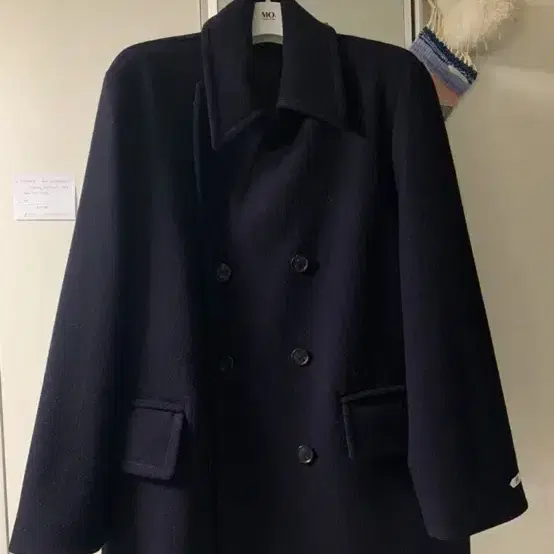 [MO] HUG PEACOAT (NAVY)