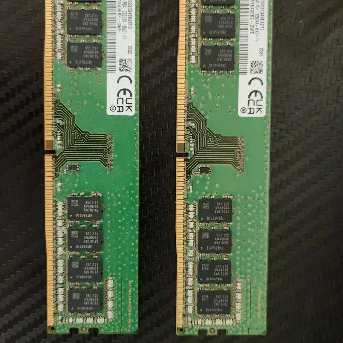 ddr4 3200 8gb 램 2개 팔아요