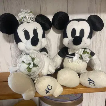 4 미키&미니 웨딩 봉제 인형