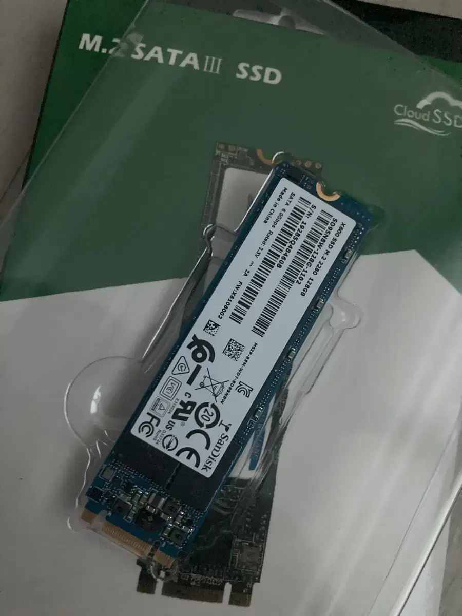 SSD(M.2 SATA) 128GB 윈도우11