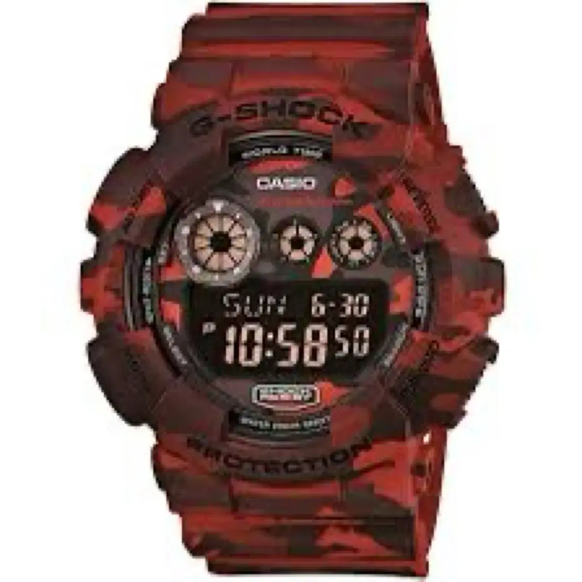 G shock 지샥 GD-120CM-4DR 레드 카모플라쥬