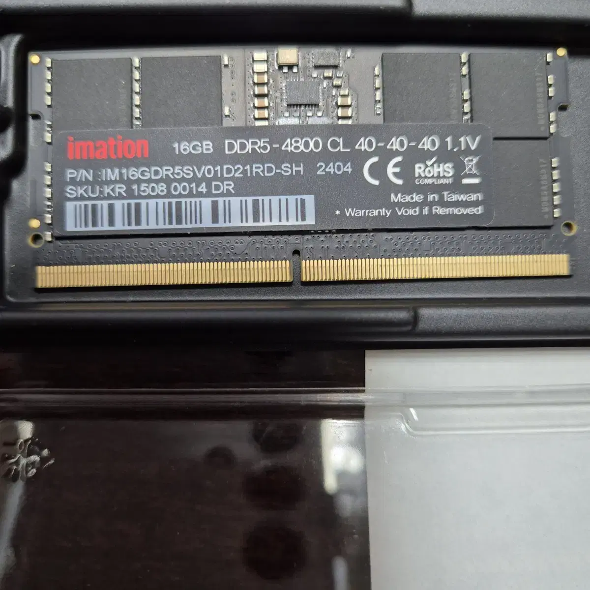 ddr5 4800 16GB 노트북 메모리