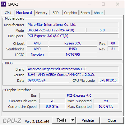 라이젠3 2200g+msi b450m pro+ddr4 8g