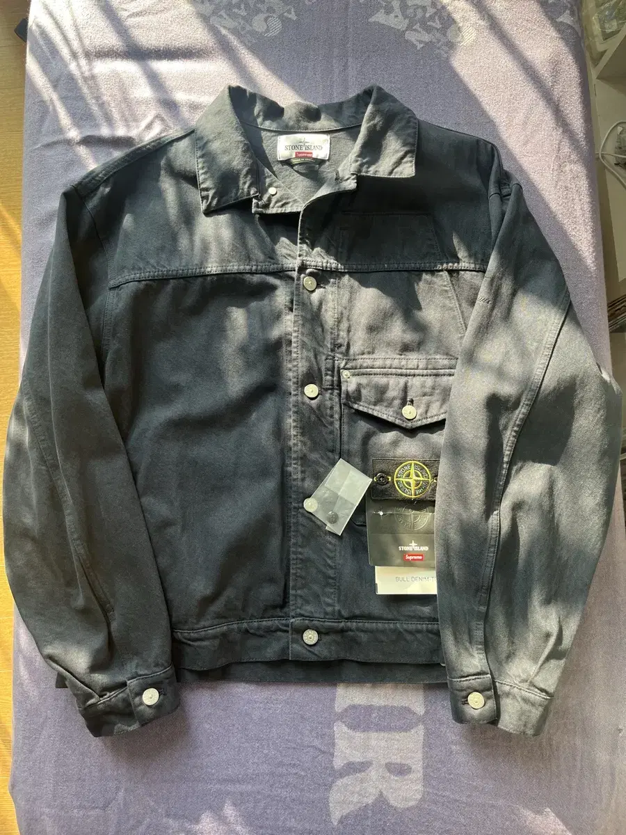 Supreme x Stone Island Denim Trucker