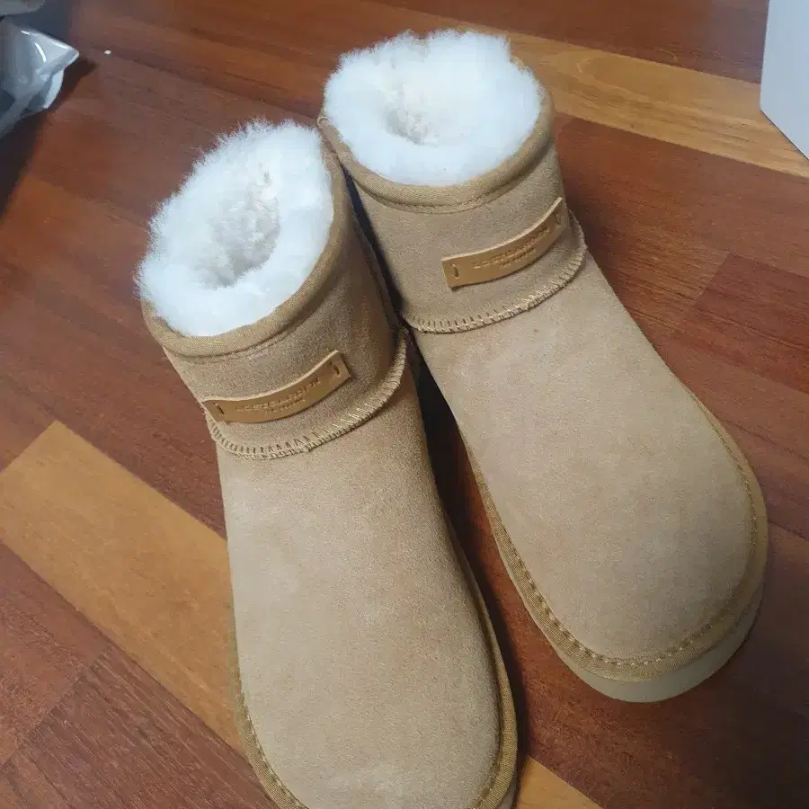 로스트가든 부츠 42사이즈 Wide Fur Boots Camel