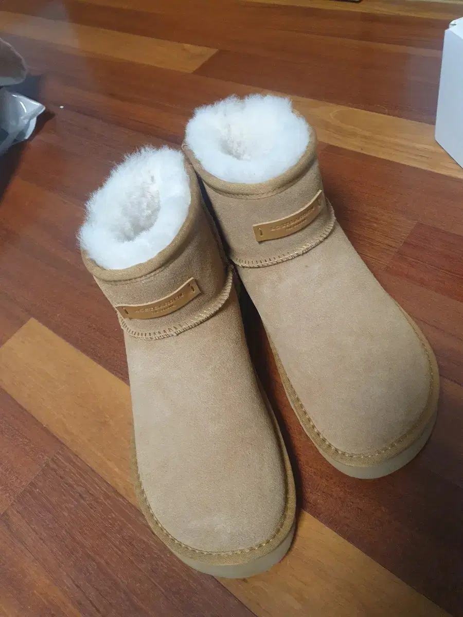 로스트가든 부츠 42사이즈 Wide Fur Boots Camel