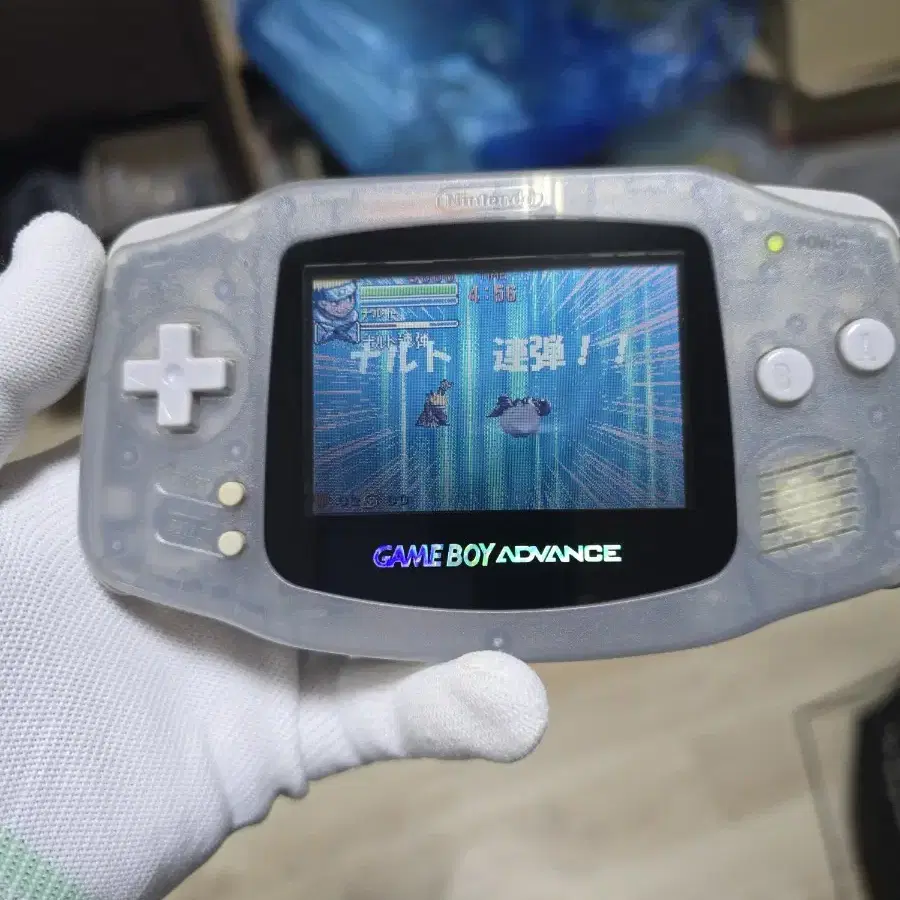 B+급 닌텐도 gba 게임보이어드밴스 투명