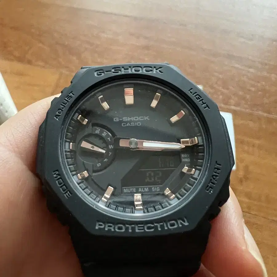 카시오 지샥 g-shock 지얄오크 미니 GMA-S2100-1ADR 풀박