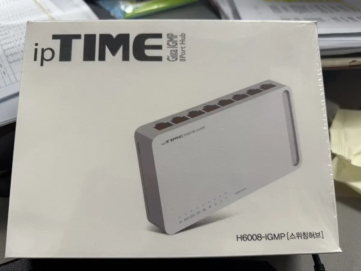 IPTIME H6008 IGMP 8포트허브 새상품