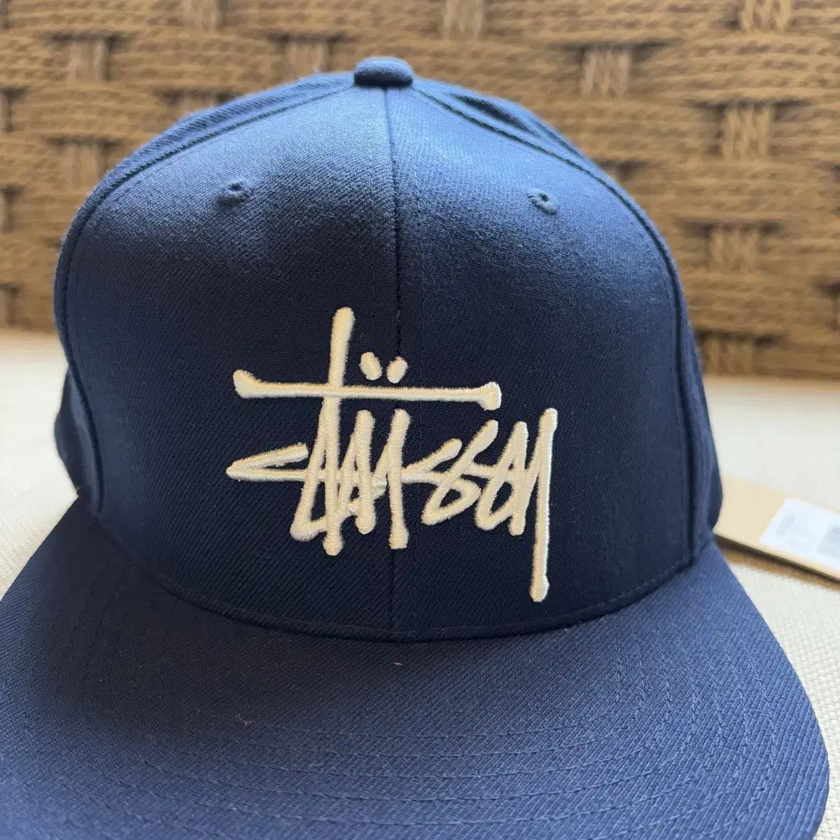 [새상품] 스투시 STUSSY 베이직 스탁 캡 네이비