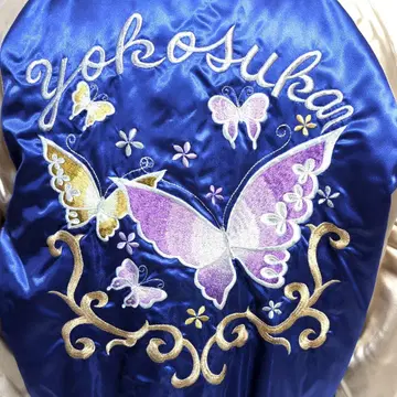 du21 Hoshihime 나비 자수 스카잔 남성용 LL사이즈 상당