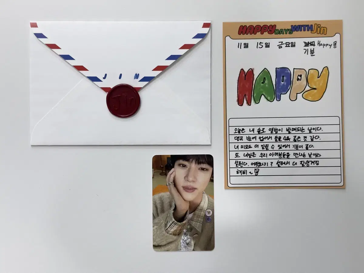 Seokjin's Happy Picture Diary Full Set (including shipping)