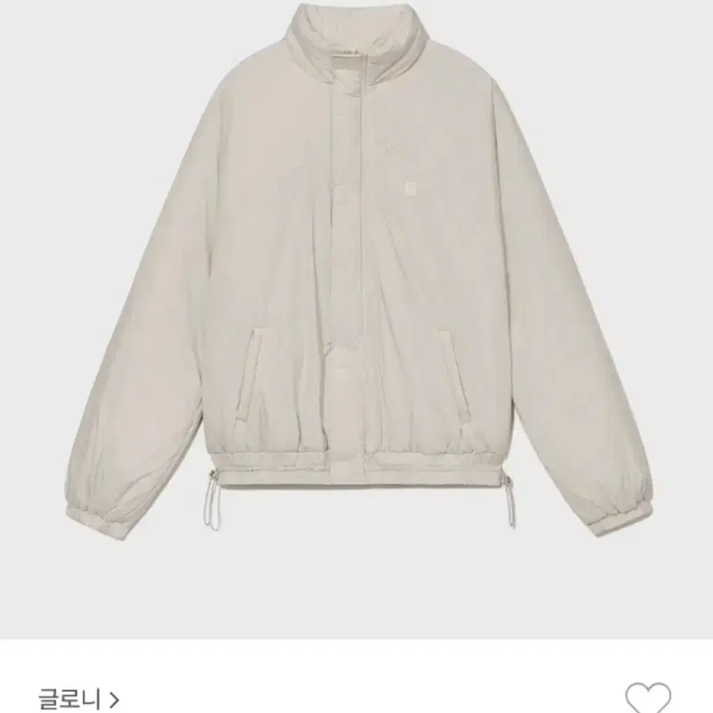 글로니 MOSS PADDED JUMPER (IVORY) 패딩